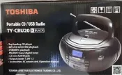 特賣～免運～進口Toshiba/東芝ty-cru20 mp3/usb/CD手提音響 AMFM可攜式收音機