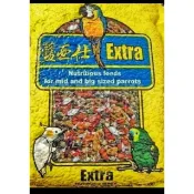 【特價現貨新鮮】藍亞仕中大型穀物堅果鸚鵡營養特級飼料2.5KG (超商限1包)黃亞 鸚鵡飼料 鳥飼料