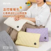 【HOTAI購】【JWAY】石墨烯溫控USB熱敷墊（紫）MY-HB373