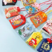 👺保平安 日本御守日式端午節淺草寺御守袋香囊空袋香包掛件平安袋隨身錦囊 御守掛件 DIY御守 香囊 日本御守 交換禮物
