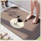 免運✨客製化地毯 地墊地墊地毯 矽藻土地墊 可愛地毯 廁所地墊矽藻泥地墊浴室衛生間門口吸水墊防滑速幹家用門口腳墊