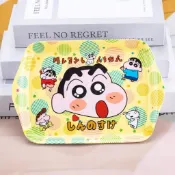 小餐碟三麗鷗 蠟筆小新 密胺樹脂餐具 庫洛米 大耳狗 美樂蒂 helloKitty 可愛小托盤 卡通水果盤 零食