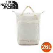 【The North Face 26L 多功能收納休閒後背包《米白》】52T5/休閒背包/電腦包/登山包