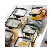 (店+)密封罐廚房五穀雜糧收納雜糧罐透明塑料罐盒子茶葉零食乾貨儲物罐