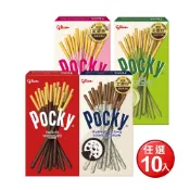 格力高 Pocky百奇 多入組 巧克力 草莓 牛奶餅乾 抹茶 零食團購 日本零食 辦公室零食