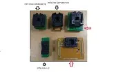 河洛 燒錄座 轉接座 ADP-CY8CTMA395-QN68 PCB-CNV-QFP-MPU51B CNV-PLCC等 