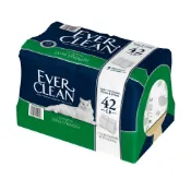 (店+)【EverClean 藍鑽】強效低敏結塊貓砂 42磅(19kg)｜無香料款 適合敏感貓咪 淨味14天