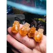 頂級稀缺 橘色 銅順髮 貔貅 項鍊（請看影片，橘色銅順+雲母片，稀有品項請把握購買🤩）
