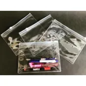 PVC夾鏈袋/拉鏈袋/筆袋 透明拉鏈袋 A4 A5 B6 票據尺寸 台灣製