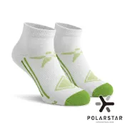 【PolarStar】中性排汗麻花短筒襪『白』P26522