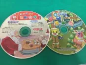 二手裸片CD 2片合售 巧虎 小朋友巧連智 學習版 2011/1 巧虎e級棒光碟+數學魔力屋 互動光碟 〈G63〉