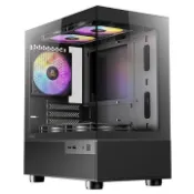 【順發線上購物】Antec CX200M RGB(B)/黑色/M-ATX 全景玻璃透側機殼