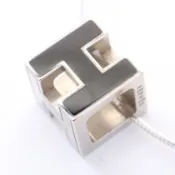 【DOKODEMO】【二手】愛馬仕 HERMES 項鍊 Cage d'H H Cube 不銹鋼項鍊 女士二手 B