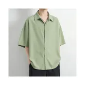 (店+)polo衫男女生涼感衣登山吸濕排汗衫短袖運動防曬大尺碼白色冰絲休閒透氣POLO寬版T恤男裝上衣厚磅重磅t恤男女款衣服球衣 父親節禮物送禮精選 942bb