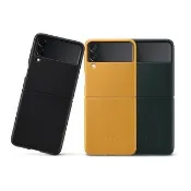 【Samsung 三星】原廠Galaxy Z Flip3 5G專用 皮革背蓋
