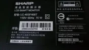 大台北 永和 40吋電視 sharp 夏普 LC-40SF466T 面板壞 零件機 殺肉機 主機板 電原板 邏輯板 底座