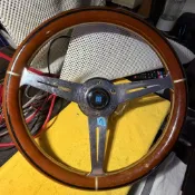NISSAN-VERITA核桃木紋方向盤MARCH/ 類NARDI Classic