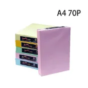 【史代新文具】PAPERLINE金牌 70P A4 彩色 影印紙/多功能紙/進口色紙 (1箱5包) 抗漲省荷包