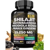 【日和益壽坊🍃】熱銷 喜來芝 膠囊 shilajit 60粒 人蔘南非醉茄紅景天複方膳食補充品