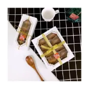 (店+)禎巧妙✨ 台灣現貨 5粒裝 10粒裝 馬卡龍 雪花酥 馬卡龍零食禮盒包裝盒 高檔曲奇餅乾盒子 創意抽屜式開窗紙盒 燙金開窗間隔式馬卡龍盒