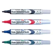 (店+)【Pentel 飛龍】1.5mm 細字 圓頭 後壓白板筆 直液式 後壓式 MWL5S 共四色