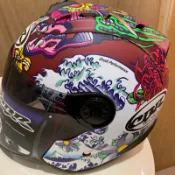 CBR S-70 浮世繪 消光紅 半罩安全帽 透氣舒適 雙D扣 內襯全可拆