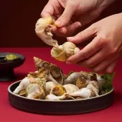 【段泰國蝦】愛爾蘭冷凍熟法式海螺480g 9-10粒裝x4包(熟凍海螺 法式海螺 霸王螺)