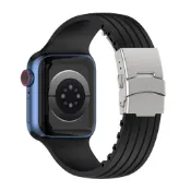 矽膠錶帶兼容 Apple Watch Ultra 3 2 1 49mm Series11 46mm 42mm 9 8 7