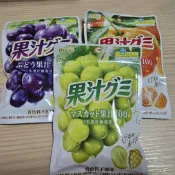 [當日出貨]日本購入 明治果汁QQ軟糖✨ 葡萄 麝香葡萄 溫州蜜柑 每包54g 進口零食 糖果 經典軟糖 MEIJI