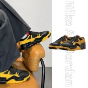 (店+)【NIKE 耐吉】Air Jordan 4 RM 李小龍配色 AJ4 拼接 黃黑 休閒鞋 男鞋 FQ7939-007