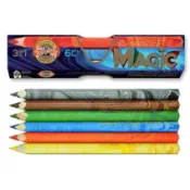 KOH-I-NOOR 捷克 HARDTMUTH MAGIC 三角彩虹魔術色鉛筆-6色