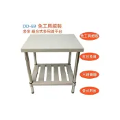 (店+)免工具組合式多用途平台置物架 耐重工作台置物架 廚房收納架 工作桌子展覽簡報會議桌工廠直營立即出貨
