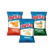 美國 Ruffles 波樂  厚切洋芋片 原味 起士 香蔥 3種口味 184.2g