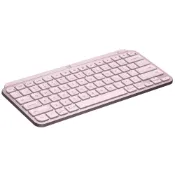 (店+)【Logitech 羅技】MX Keys Mini 智能無線鍵盤 玫瑰粉