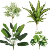 2件起髮✨新品上市 五星好評⭐️仿真綠植蕨類植物墻隔斷造景假花草插花裝飾花綠草單枝塑料花 仿真花 裝飾花 假花 假綠植
