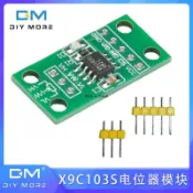 X9C103S電位器模塊 DC3V-5V X9C103S數字電位器板模塊 送全套資料