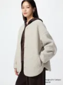 【UNIQLO】女裝 毛絨刷毛開襟外套 488302