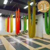 誠信行商店 瑜伽吊繩 瑜珈床布 瑜伽繩 無拼接錦綸純色彈力布料空中瑜伽吊床瑜伽吊繩反重力空中瑜伽吊床