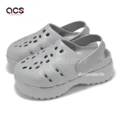 adidas 涼鞋 Adilette Clog Platform 女鞋 銀 洞洞鞋 厚底 增高 愛迪達 JQ9879