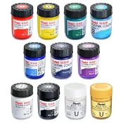 聯盟文具 Pentel 飛龍 WPU2-T 廣告顏料 (30cc) (金銀色)【APP滿額下單10%點數(單一帳號最高1000點)】9/30止