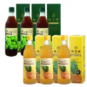 【i郵購】101購物網 【台糖】水果醋600ml(梅子醋*3瓶＋鳳梨醋*3瓶)
