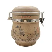 【藏古祥館】90年代敬昌號老生茶+紫砂密封罐(90年代老生茶 散茶)