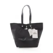 【DOKODEMO】【二手】Vivienne Westwood)托特包 4205007NUW019EN403 黑色帆布皮革托特包 女士新款
