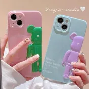 立體暴力熊適用iphone13pro max蘋果12手機殼11新款xr女xs網紅x潮