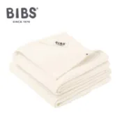 【大樹健康購物網】【丹麥 BIBS】 Muslin有機棉紗布安撫巾（2入）象牙白