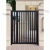 熱銷、歐式簡約鐵藝大門花園別墅門戶外鐵門庭院門入戶防盜圍欄小門定制