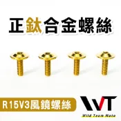 R15V3 R15V4 R145M R150 風鏡 正鈦螺絲 M5 鈦螺絲組 正64鈦螺絲 鈦合金 飛碟頭螺絲 風鏡螺絲