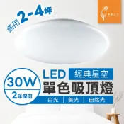 【寶島之光】台灣現貨 30W 經典星空 LED吸頂燈 快速安裝 壁切三段 現代北歐風 客廳燈 房間燈 臥室燈 遙控吸頂燈