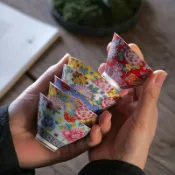 協貿國際日用品生活11館 琺瑯彩斗笠杯套裝中式陶瓷品茗杯六只裝主人杯家用功夫茶杯小茶盞