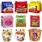 泡麵 統一肉燥麵 味丹 來一客 阿Q桶麵 滿漢大餐 維力炸醬麵